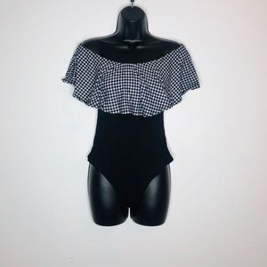 Off the shoulder bodysuit!